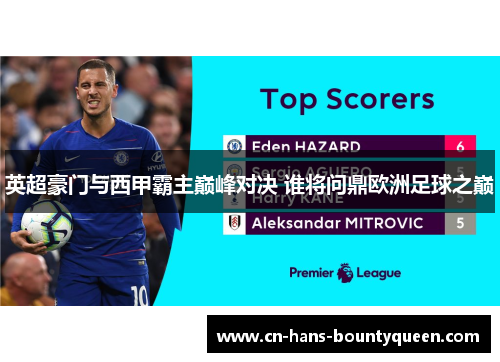 英超豪门与西甲霸主巅峰对决 谁将问鼎欧洲足球之巅