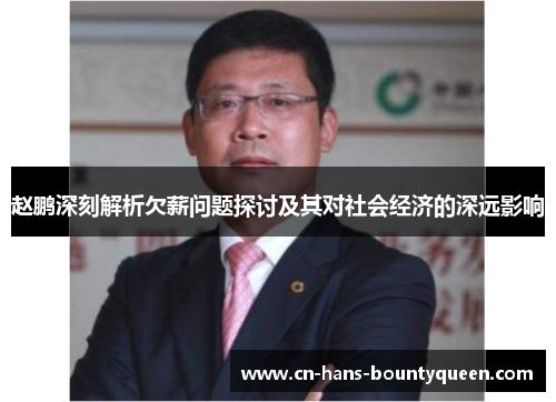 赵鹏深刻解析欠薪问题探讨及其对社会经济的深远影响